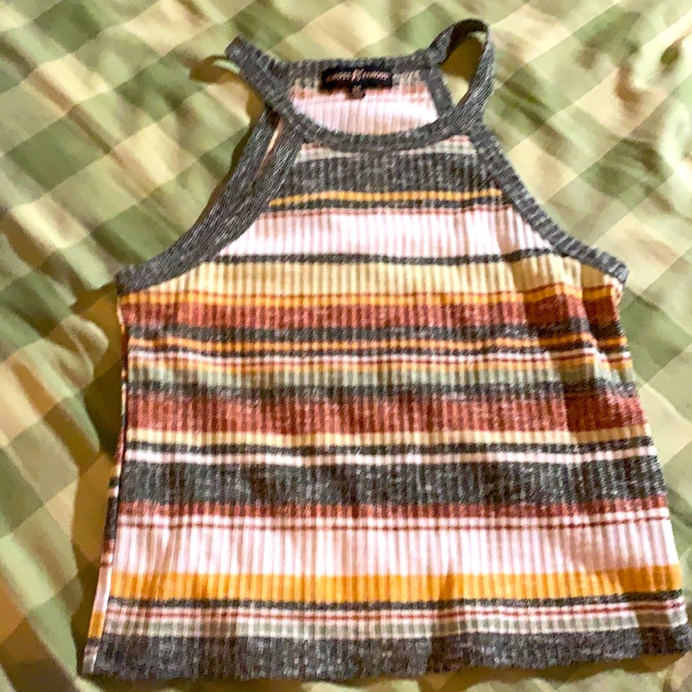 Beautifully colored Almost Famous tank top